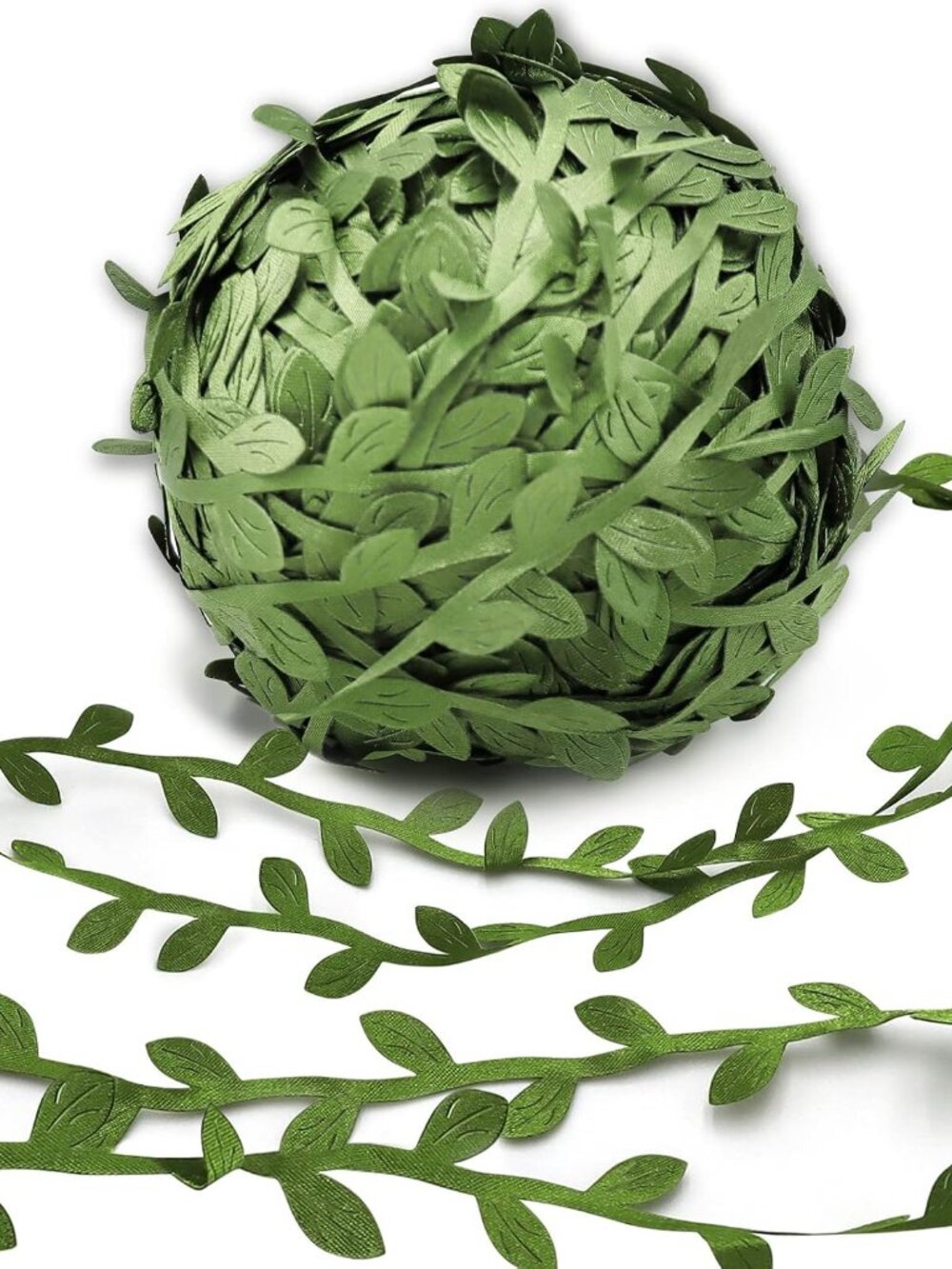 269 Ft Leaf Ribbon, Artificial Vines Leaf String Balloon Ribbon Trim